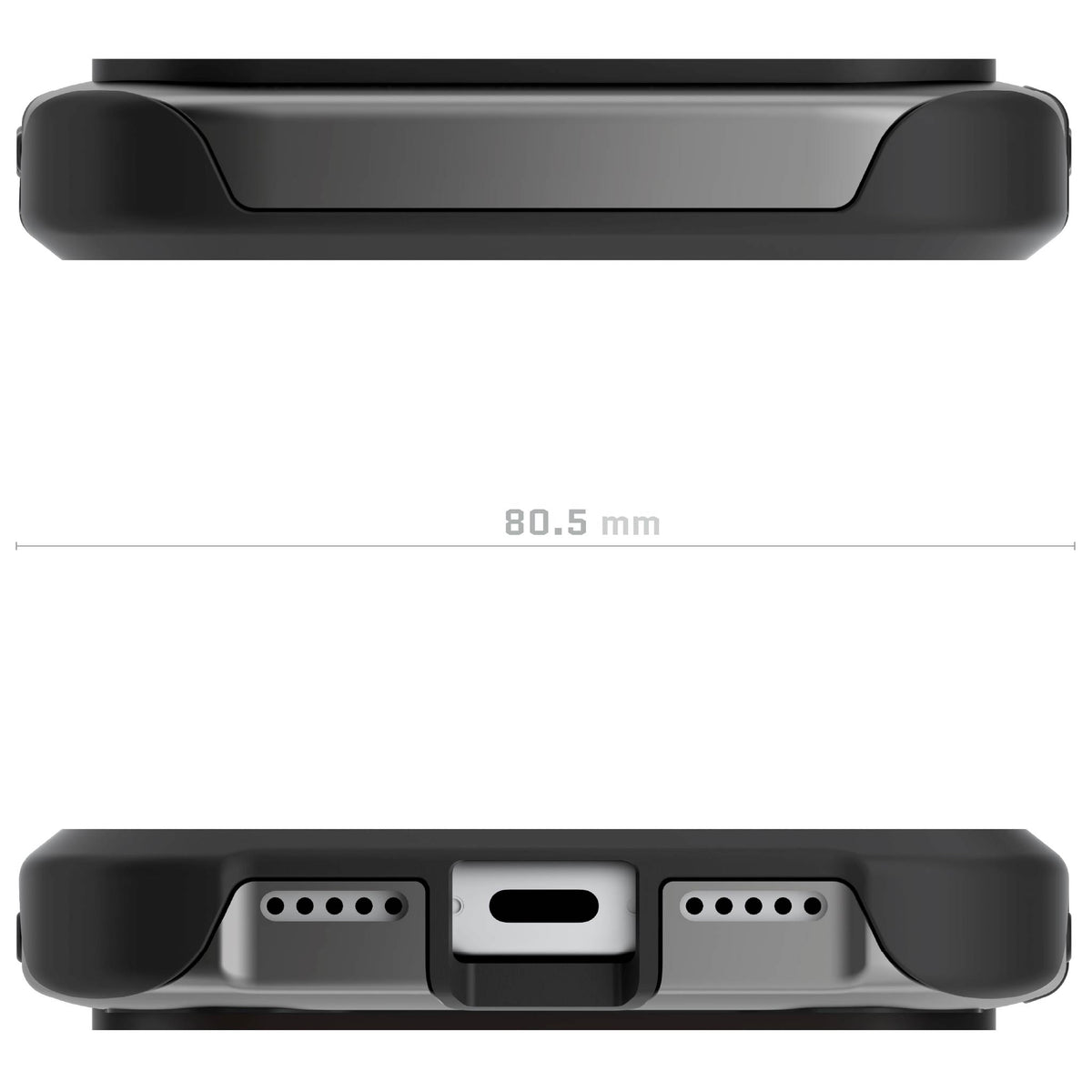 iPhone 18 Pro Case Gunmetal Brown Leather MagSafe Aluminum Metal Bumper Clear Protective Phone Cover