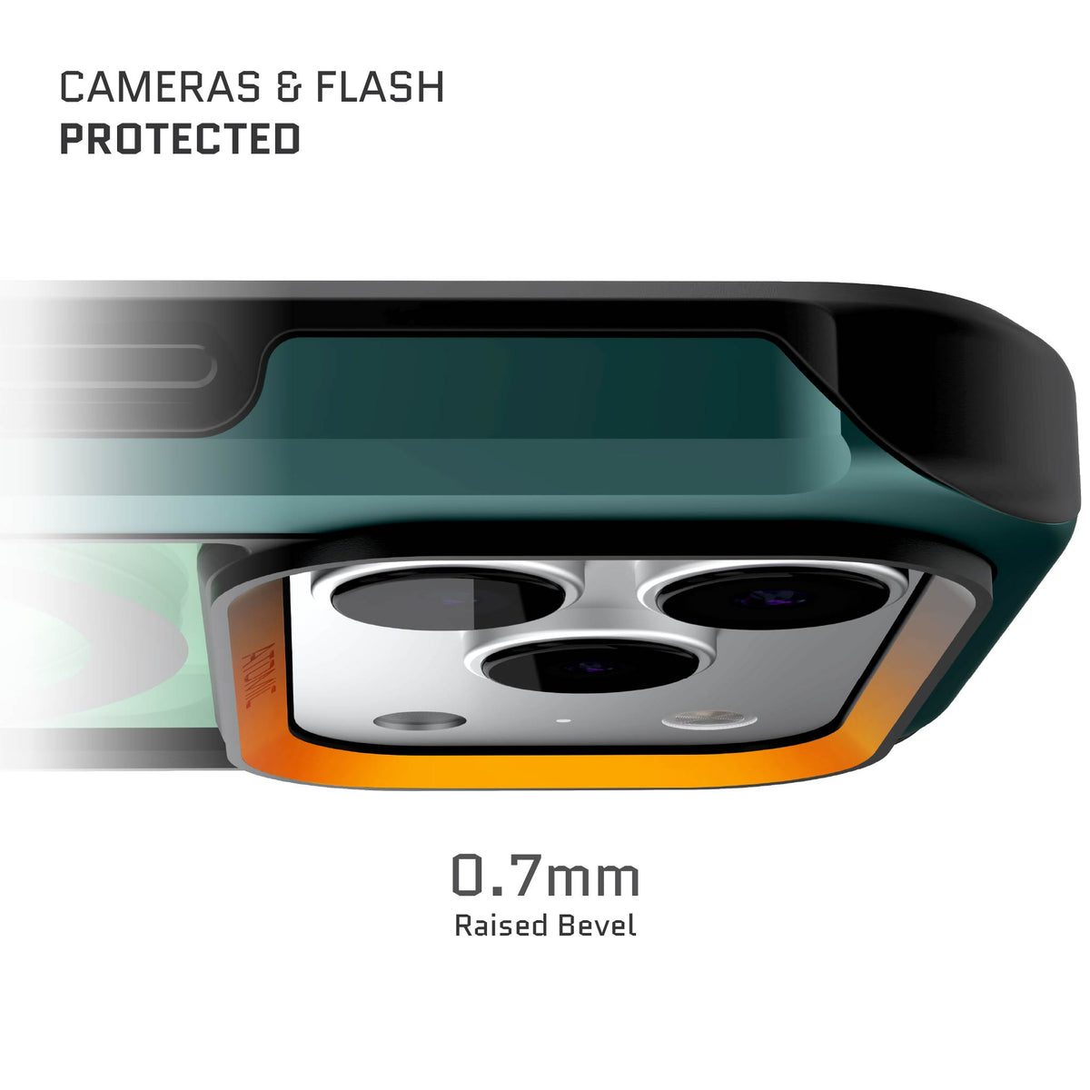 Apple iPhone 18 Pro Max Case Clear Green Metal Aluminum MagSafe Protective Phone Cover