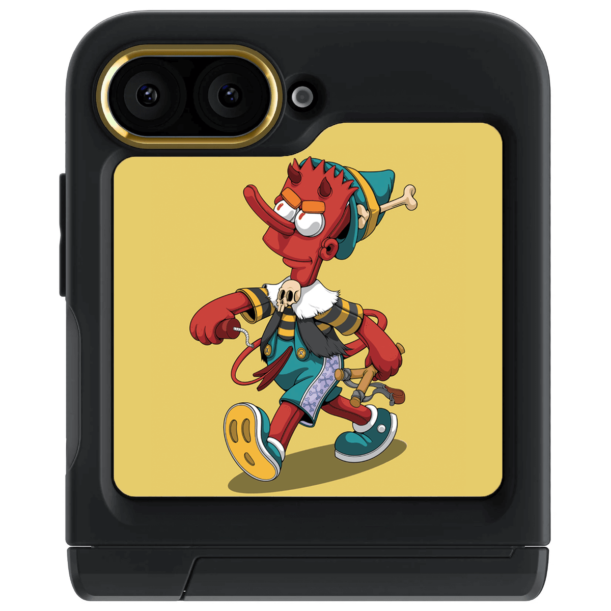 Galaxy Z Flip 6 BAROCCHIO DEVIL by Dhani Barragán Artist Artwork Protective Phone Case Limited Edition Collab Cover