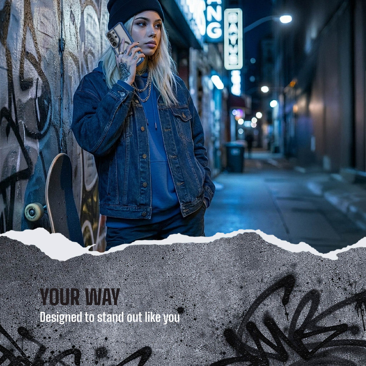 Galaxy S26 Ultra Clear Case MagSafe Protective Phone Cover Magnetic Ring Shockproof Premium Blue Matte