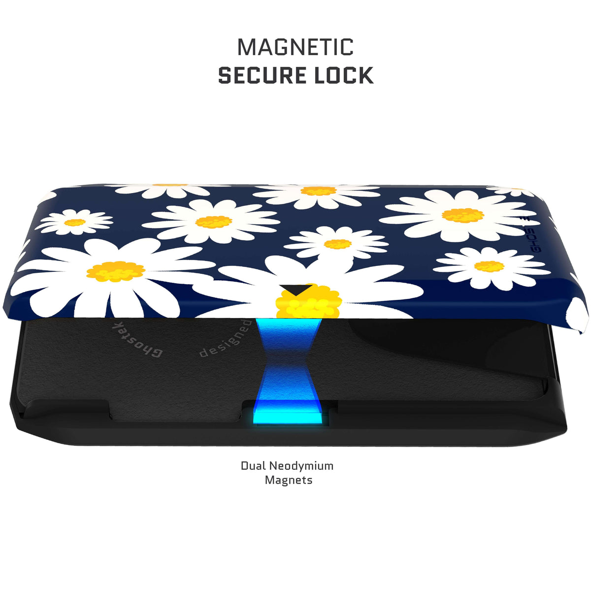 Wildflower MagSafe Wallet Magnetic Credit Card Holder RFID