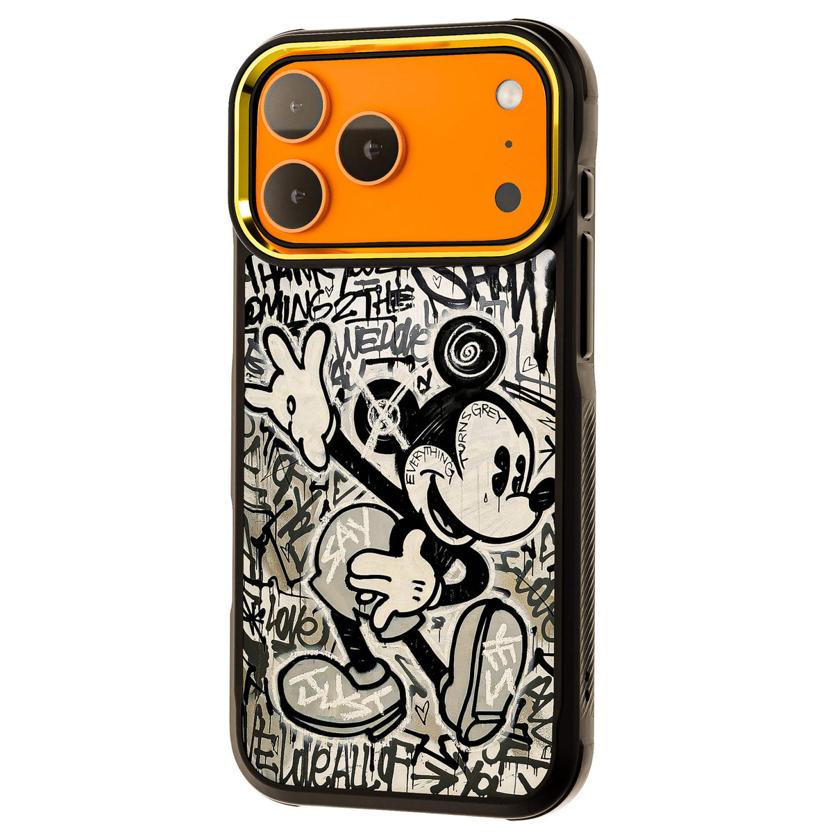 iPhone 18 Pro Max Case Mickey Mouse Everything Turns Grey Collab Artwork Phone Cover MagSafe Doped Out M Artist