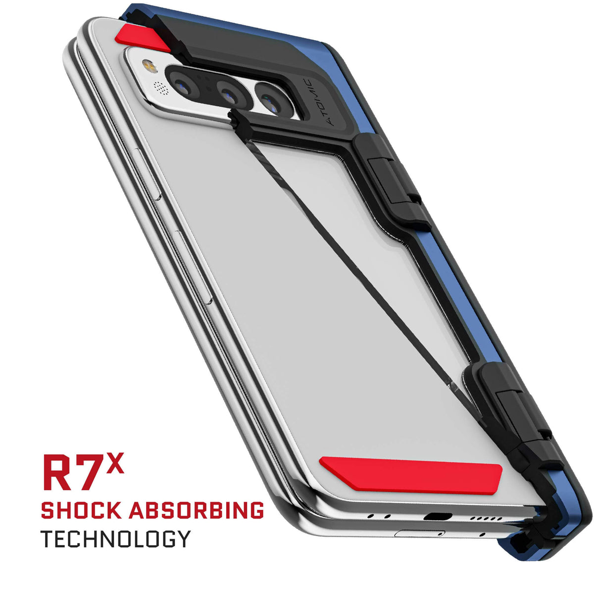 Google Pixel Fold Case Blue Aluminum