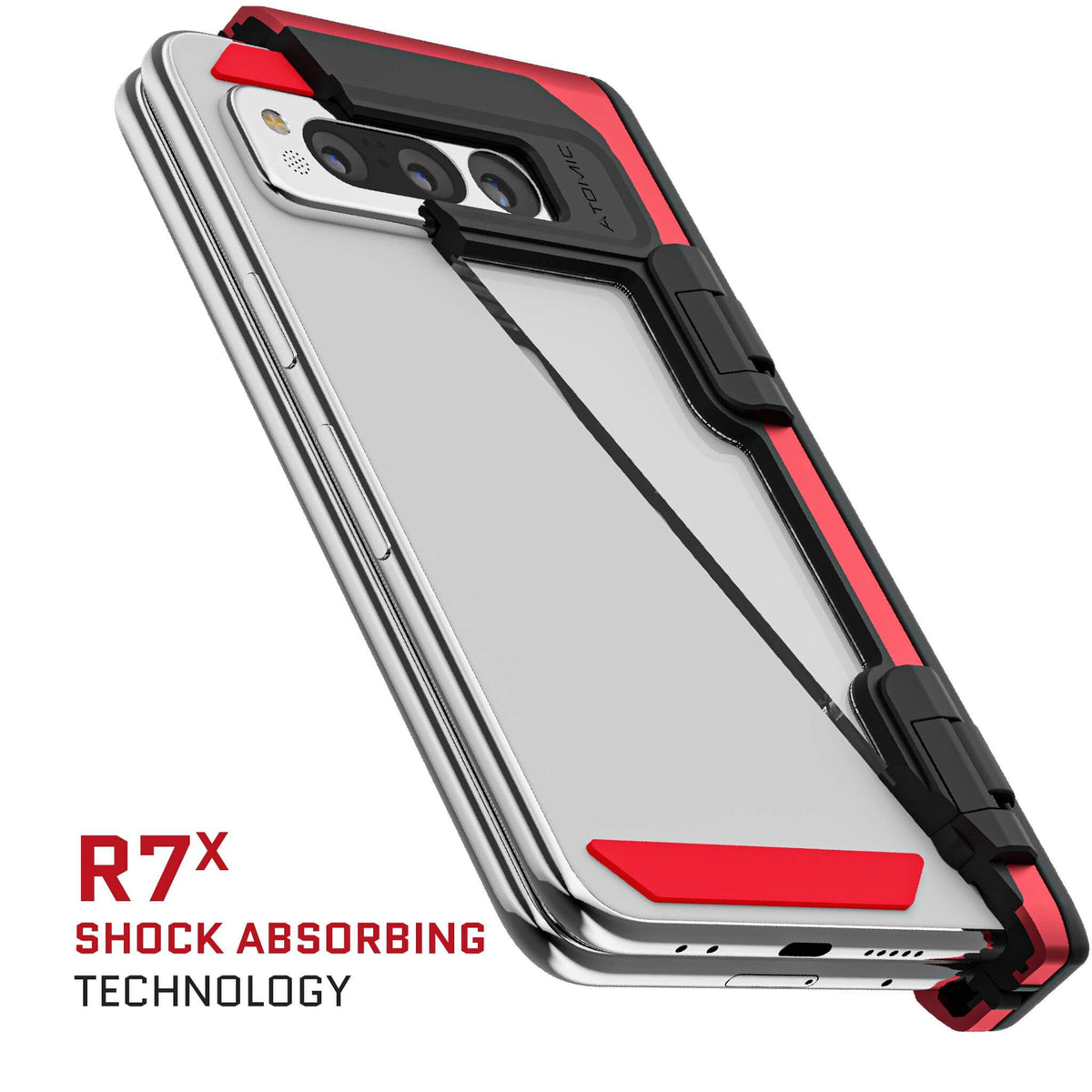 Google Pixel Fold Case Red Hinge Cover