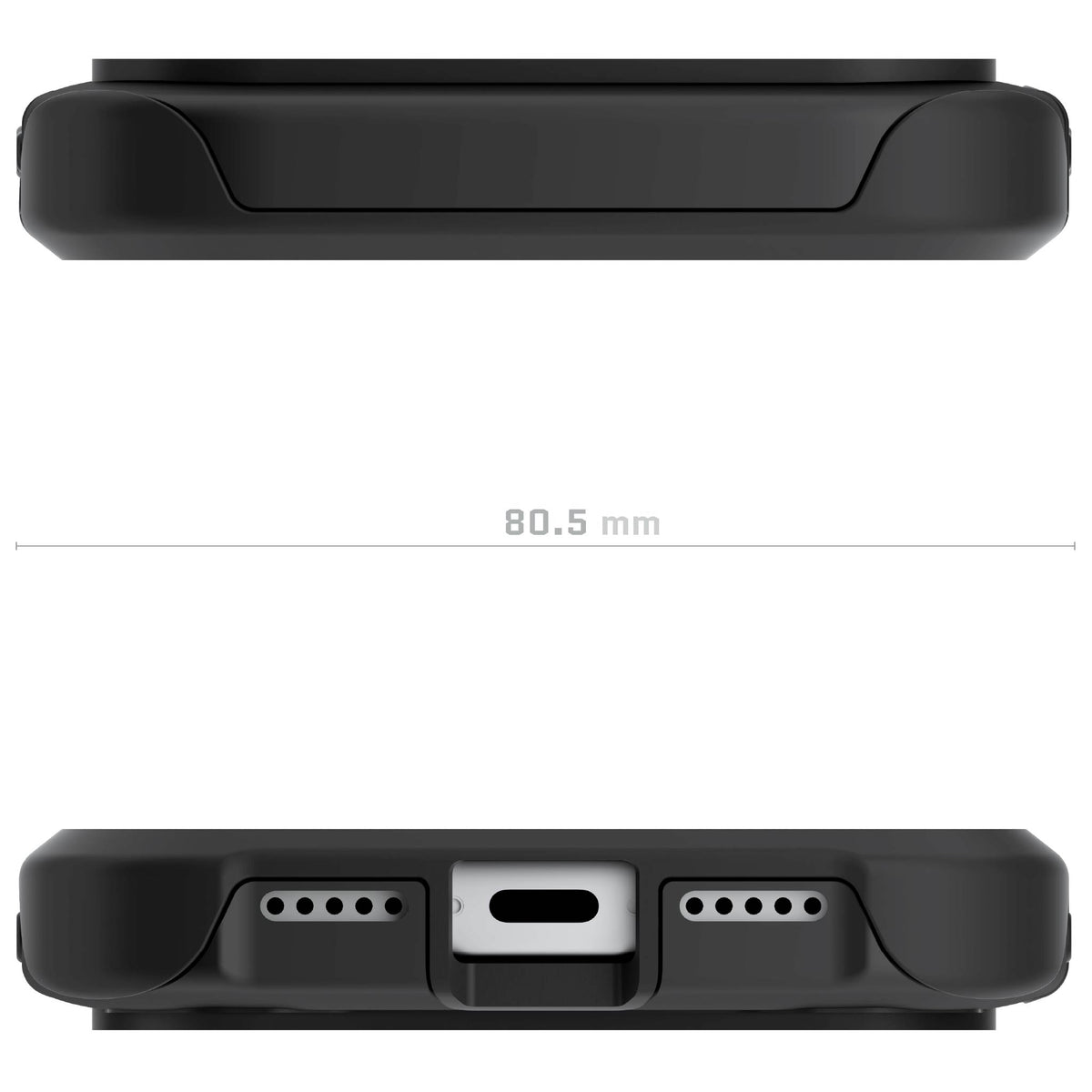 iPhone 18 Pro Case Black MagSafe Aluminum Metal Bumper