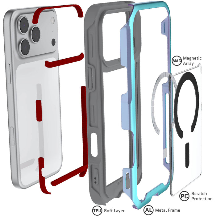 iPhone 17 Pro / Max Aluminum MagSafe Cases — ATOMIC