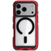 iPhone 17 Pro Case Red MagSafe Aluminum Metal Bumper Clear Protective Phone Cover