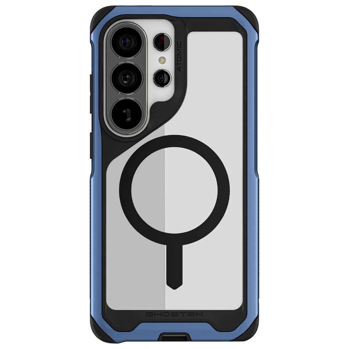 Galaxy S26 Ultra Case Clear Metal MagSafe Blue