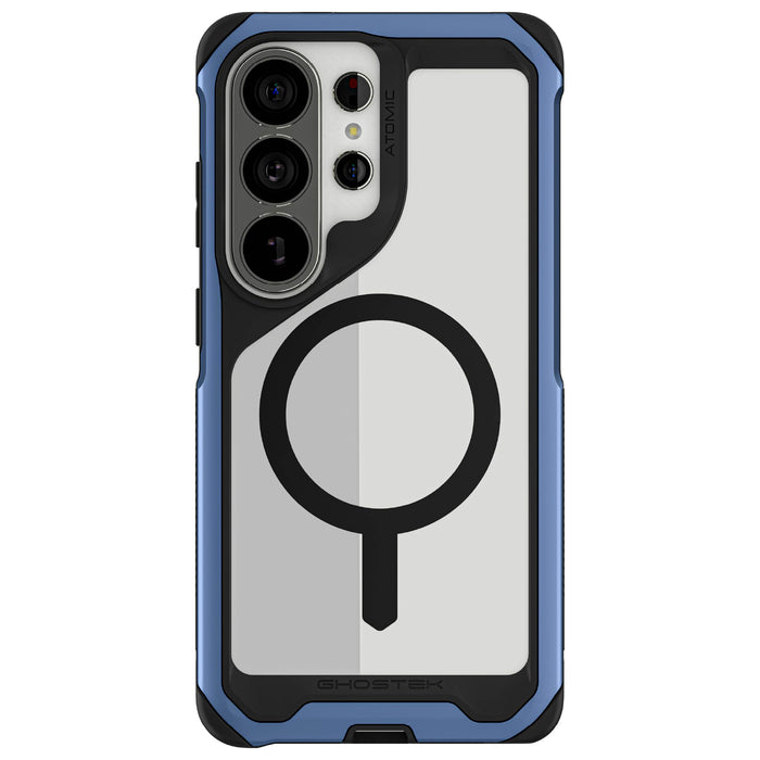 Galaxy S26 Ultra Case Clear Metal MagSafe Blue