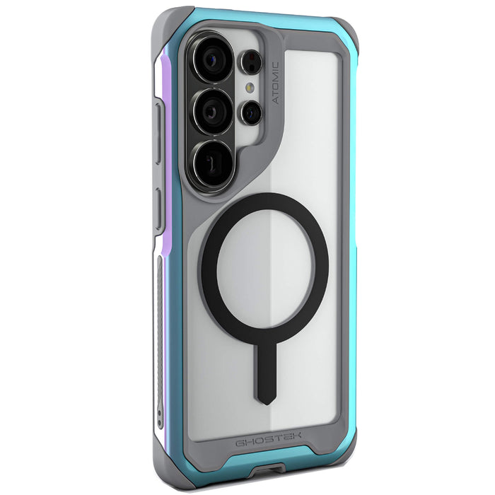 Galaxy S26 Ultra Case Clear Metal MagSafe Prismatic