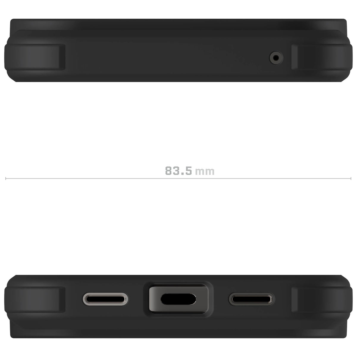 Google Pixel 10 Pro XL Case Black MagSafe Clear Phone Cover