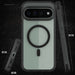 Pixel 11 Pro XL Case Clear Black Smoke MagSafe Magnetic Ring Protective Phone Cover Matte