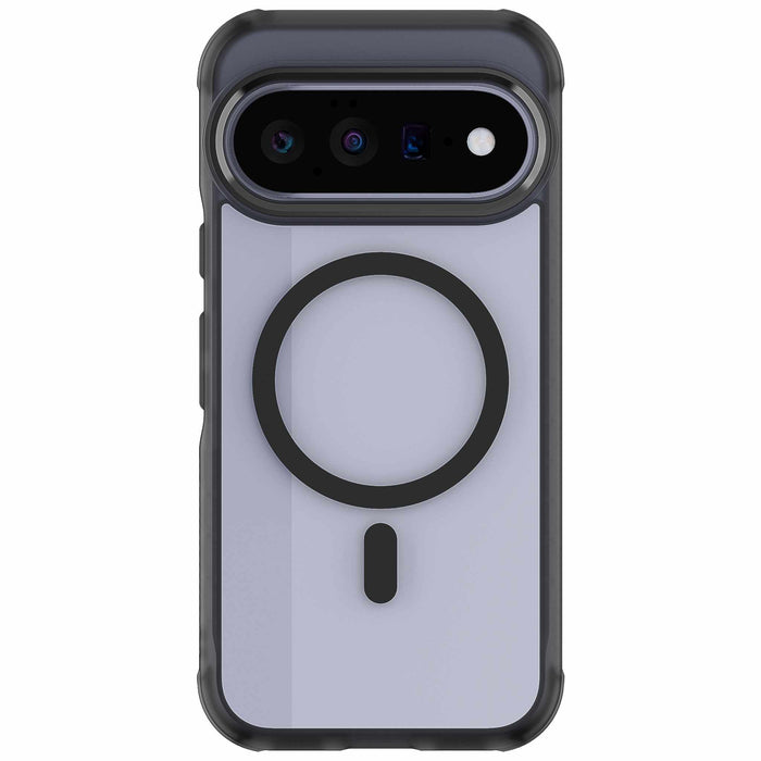 Google Pixel 11 Case Clear Black Smoke MagSafe Magnetic Ring Protective Phone Cover