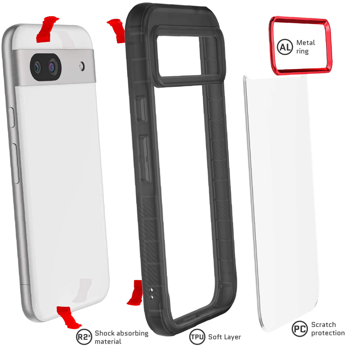 Google Pixel 8a Smoke Case