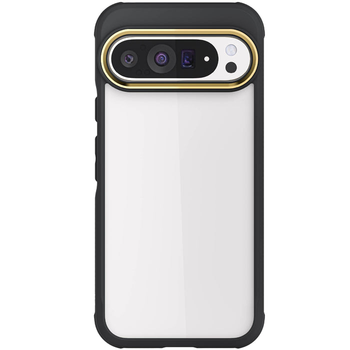 Pixel 9 Pro XL Protective Phone Case Black Clear Cover