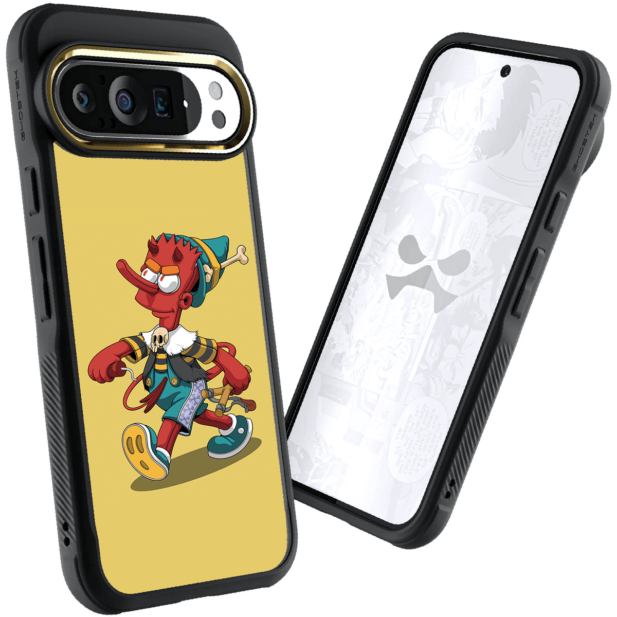 Pixel 9 Pro XL BAROCCHIO DEVIL by Dhani Barragán Artist Artwork Protective Phone Case Limited Edition Collab Cover