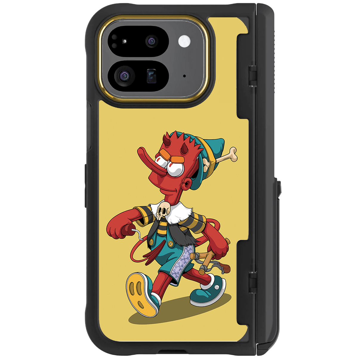 Pixel 9 Pro Fold BAROCCHIO DEVIL by Dhani Barragán Artist Artwork Protective Phone Case Limited Edition Collab Cover