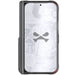 Pixel 9 Pro Fold Case Clear Smoke Cover Kickstand