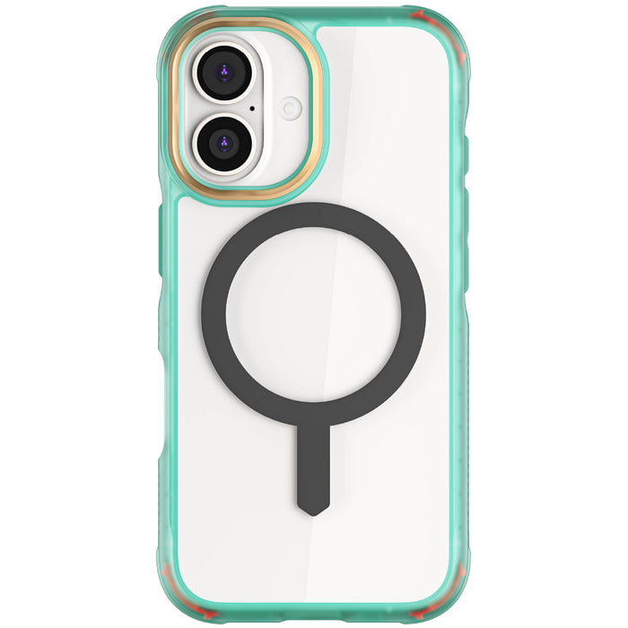 MagSafe Apple iPhone 16 Clear Teal Case