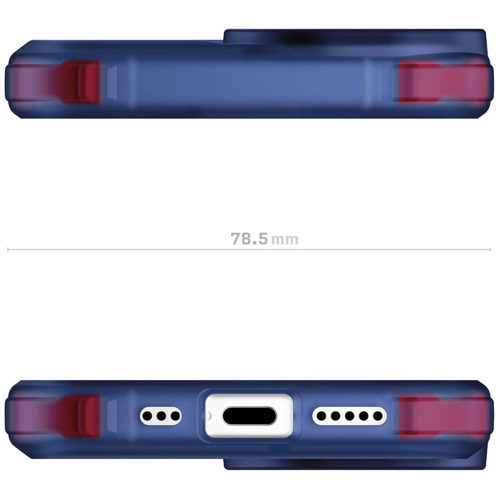 MagSafe iPhone 16 Clear Blue Phone Case