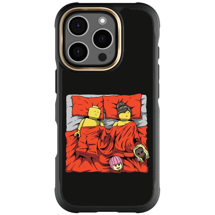 iPhone 16 Pro Sleeping Together Brick Edition by RX Strip Artist Artwork Protective Phone Case Limited Edition Collab Cover