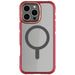 iPhone 16 Pro Max Clear Red Protective Phone Case MagSafe Magnetic Silicone Cover