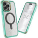 Apple iPhone 16 Pro Max Clear Teal Case MagSafe