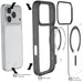 Apple iPhone 17 Pro Case Smoke Matte MagSafe Protective Phone Cover Shockproof