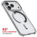 Apple iPhone 17 Pro Case Clear Matte MagSafe Protective Phone Cover Shockproof Magnetic Mag Safe