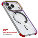 iPhone 17 Pro Case Purple Clear MagSafe Protective Phone Cover Shockproof Magnetic
