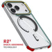 iPhone 17 Pro Case Teal Clear MagSafe Protective Phone Cover Shockproof Magnetic