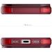 iPhone 17 Pro Case Red Clear MagSafe