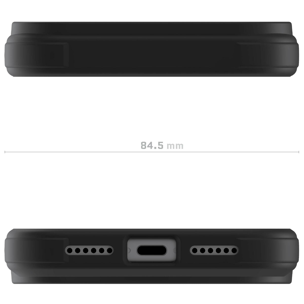 iPhone 17 Pro Max Case Black Clear MagSafe