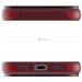 iPhone 17 Pro Max Case Red Clear MagSafe