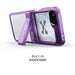 Samsung Galaxy Z Flip 6 Purple Case Clear