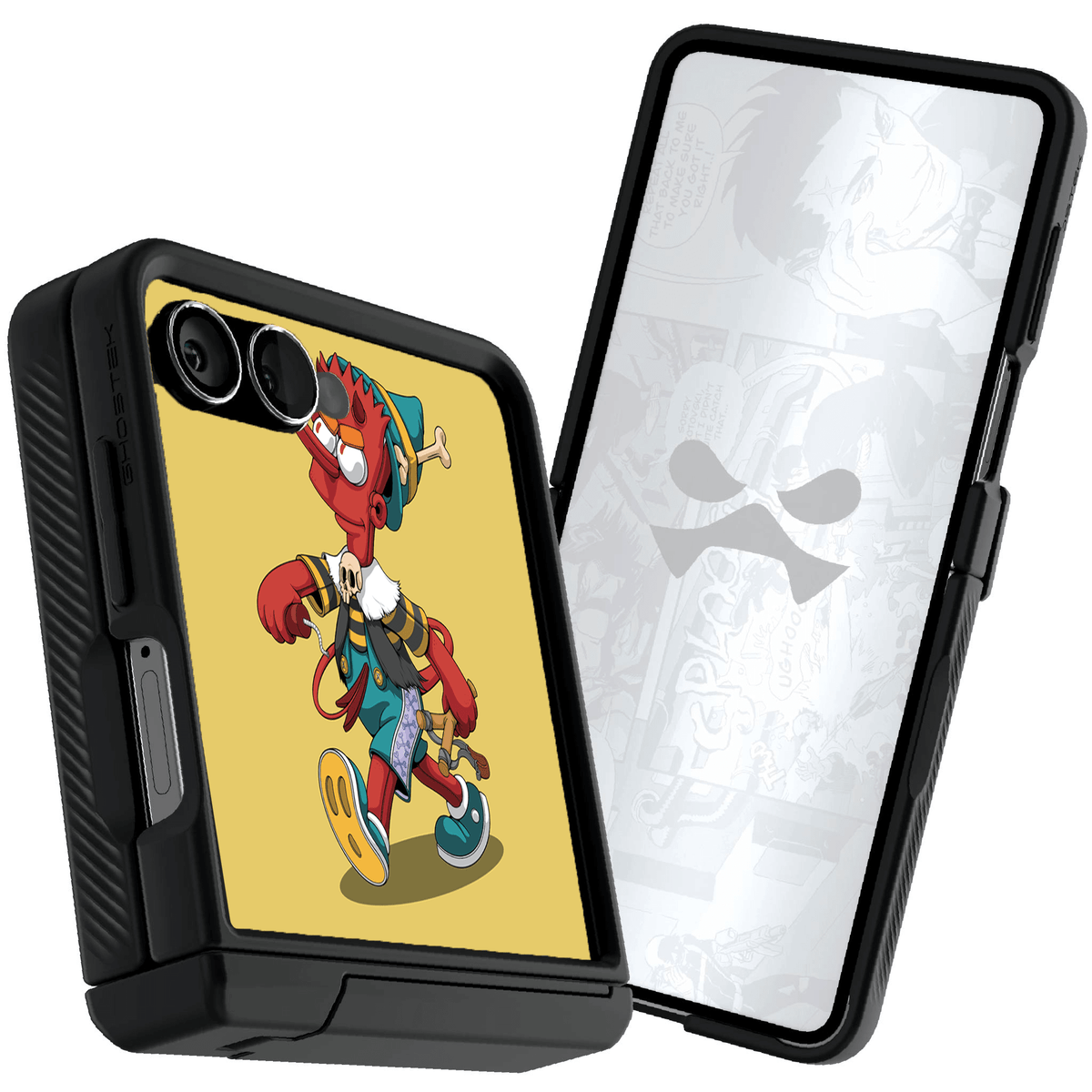 Samsung Galaxy Z Flip 7 BAROCCHIO DEVIL by Dhani Barragán Artist Artwork Protective Phone Case Limited Edition Collab Cover