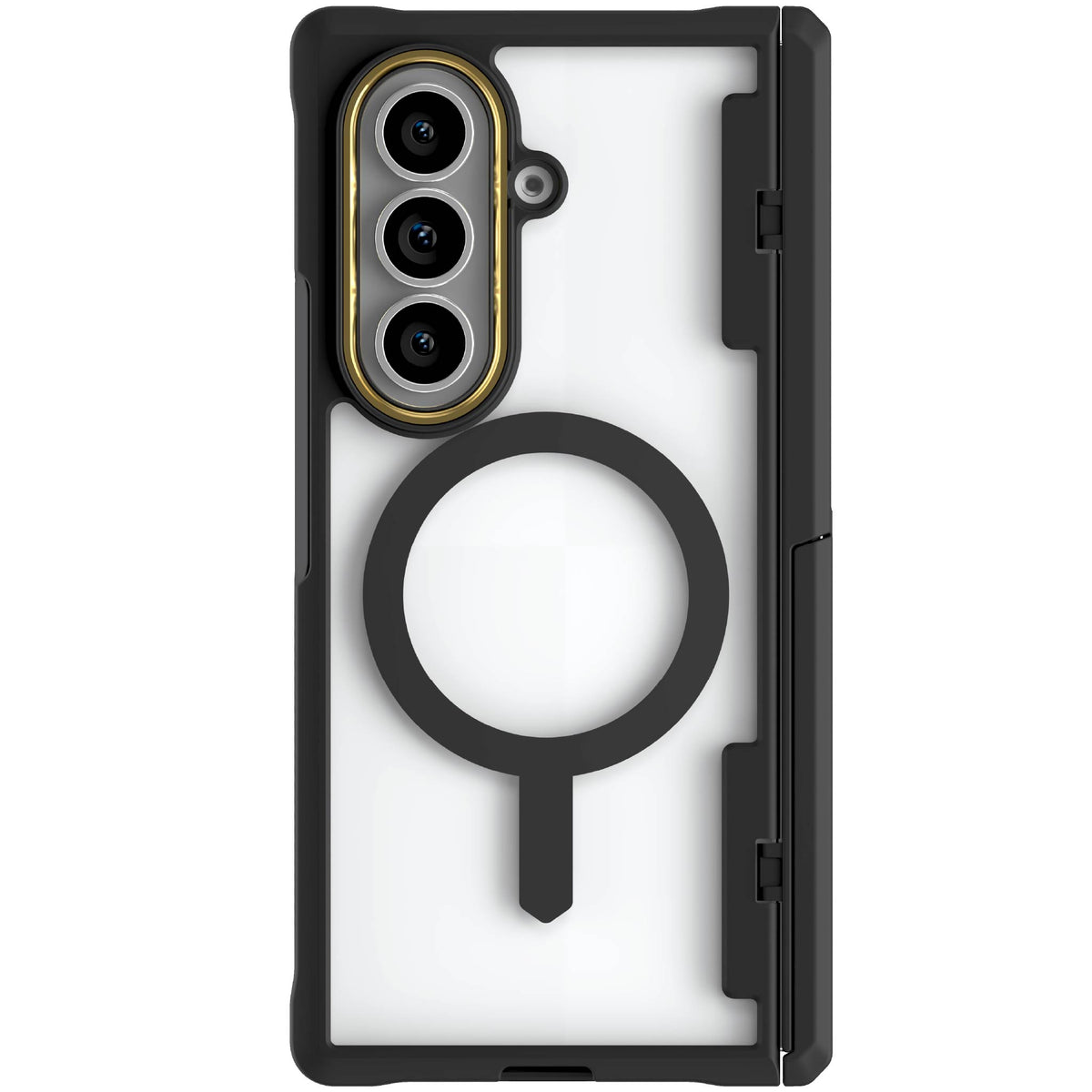 Samsung Galaxy Z Fold7 Case Black MagSafe Kickstand Magnetic