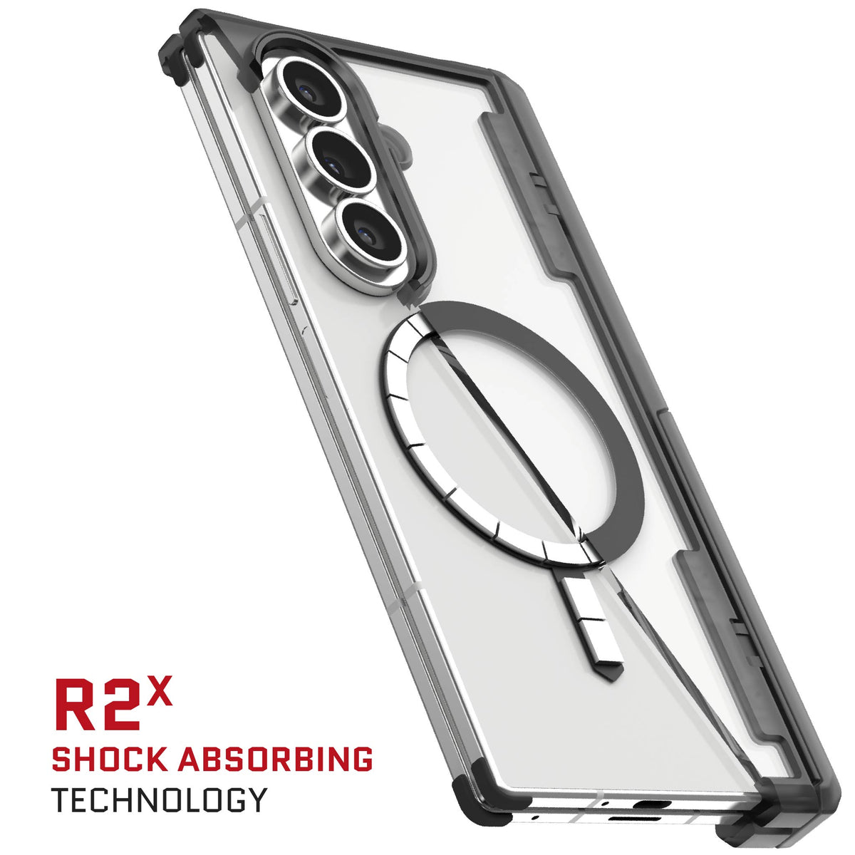 Samsung Z Fold 7 Smoke Matte Case MagSafe Kickstand Magnetic