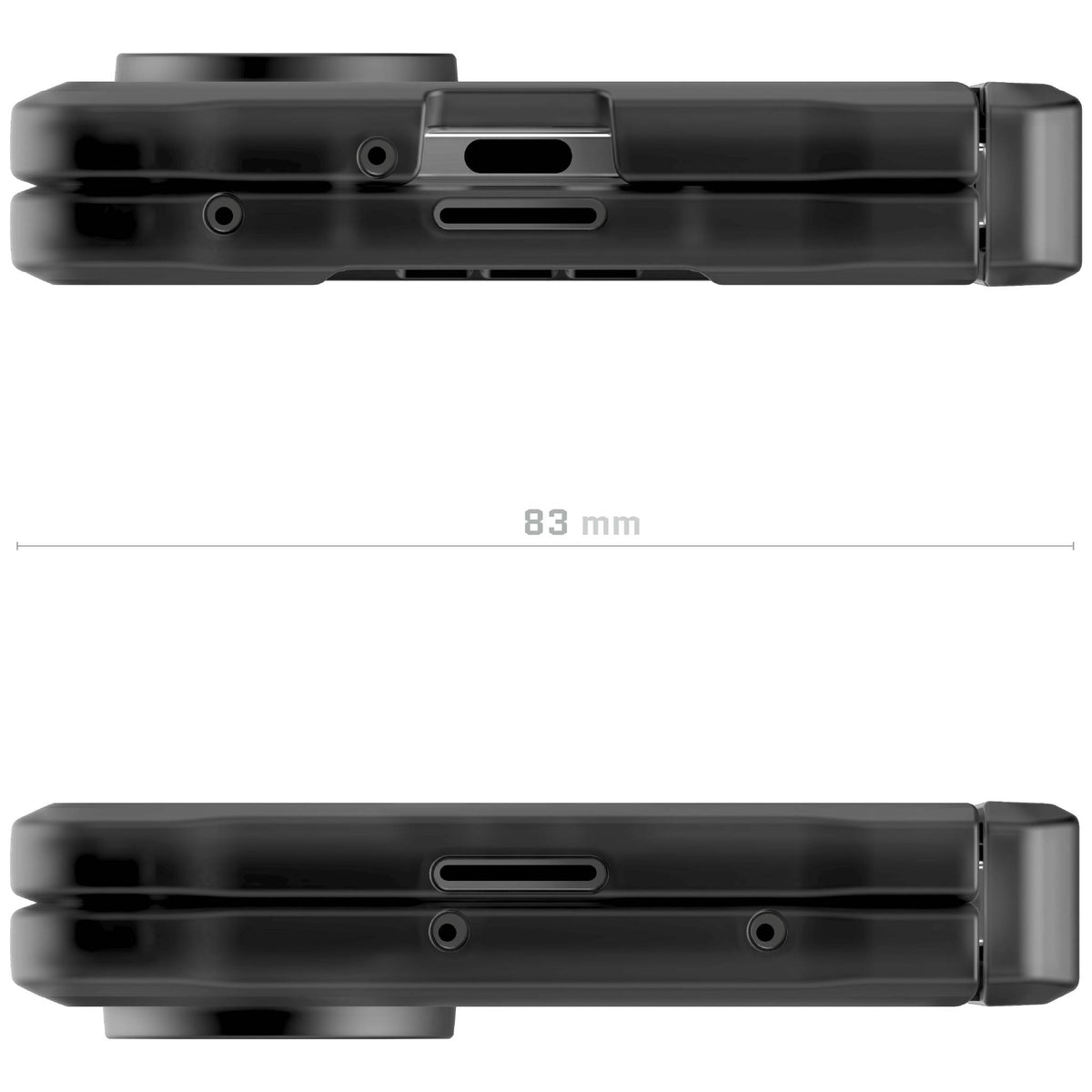 Samsung Galaxy Z Fold7 Smoke Matte Case MagSafe Kickstand Magnetic