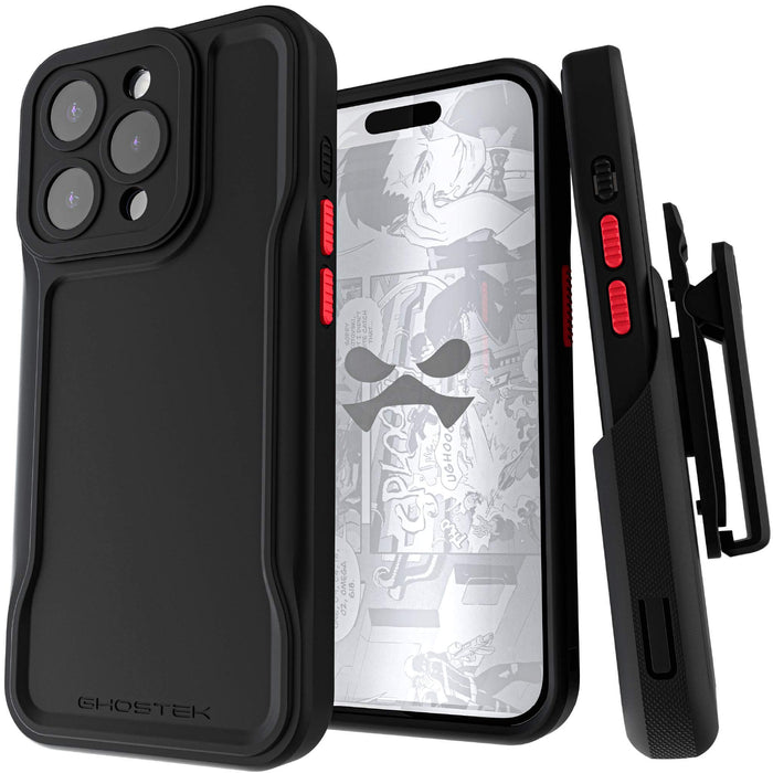 iPhone 15 Pro Heavy Duty Case with Holster