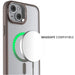 Apple iPhone 15 Plus MagSafe Camera Kickstand Case Grey Clear