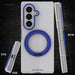 Samsung Galaxy Fold 8 Ultra Case Clear Blue MagSafe