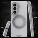 Samsung Galaxy Fold 8 Ultra Case Clear Silver MagSafe