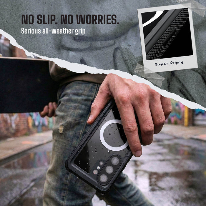 Samsung Galaxy S26 Ultra Case Waterproof with Screen Protector, MagSafe and Belt Clip Holster Full Body Heavy Duty