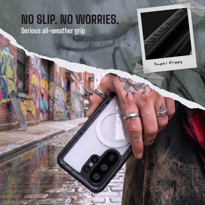 Galaxy S26 Ultra Case Waterproof with Screen Protector and MagSafe Magnetic Ring Full Body Heavy Duty Protective Cover Shell