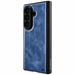 Galaxy Z Fold 8 Ultra Blue Leather Case with MagSafe and Screen Protector
