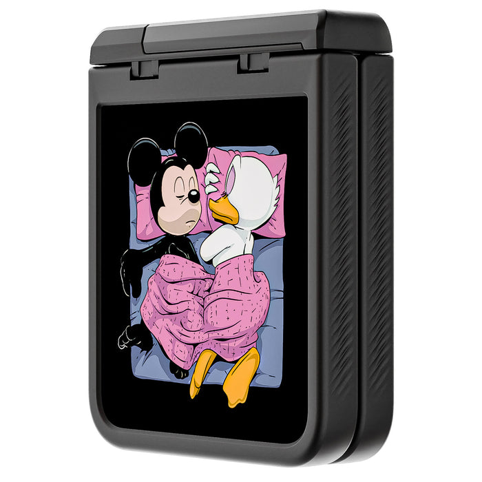 Galaxy Z Flip 7 Sleeping Together by RX Strip Artist Artwork Protective Phone Case Limited Edition Collab Cover