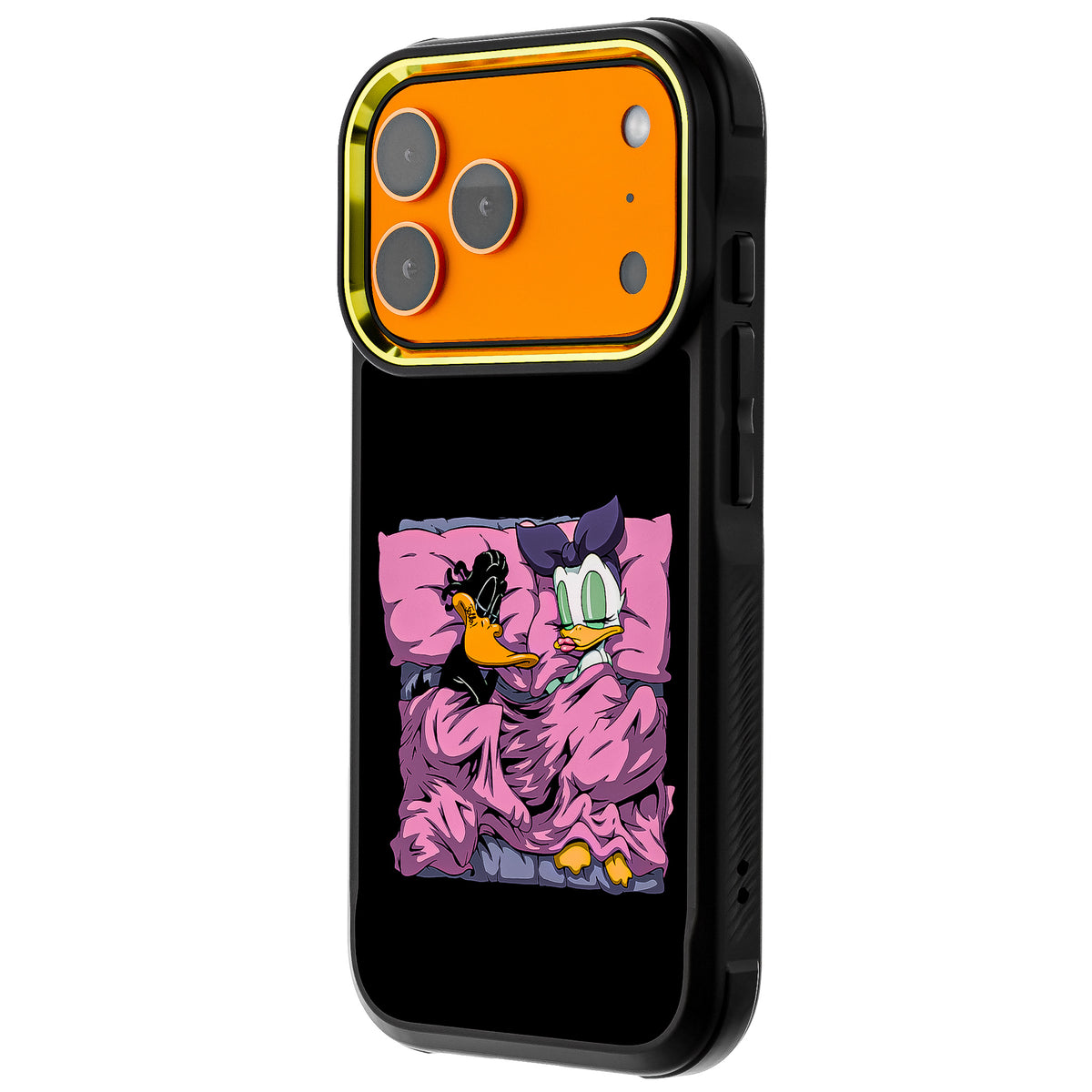 iPhone 17 Pro Sleeping Together Plastic Edition by RX Strip Artist Artwork Protective Phone Case Limited Edition Collab Cover