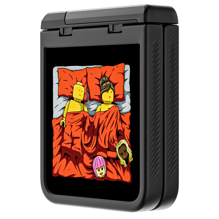 Galaxy Z Flip 6 Sleeping Together Brick Edition by RX Strip Artist Artwork Protective Phone Case Limited Edition Collab Cover