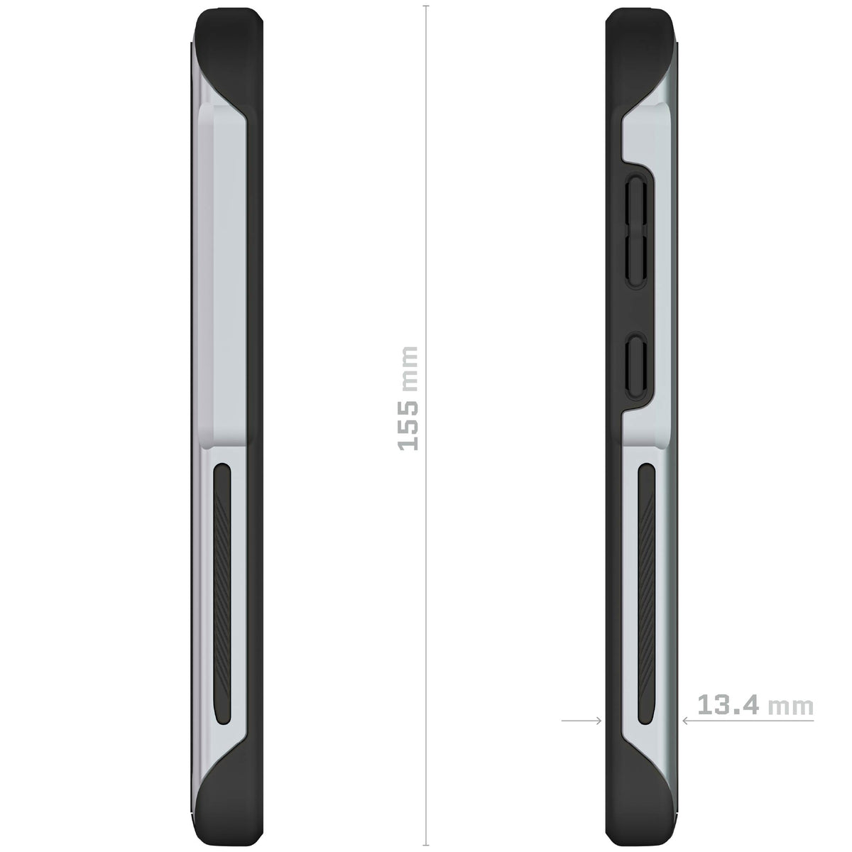 Galaxy S23 Protective Case Silver